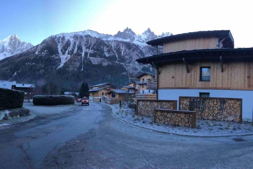 Chic Appart 6 Pers Dans Residence Luxueuse "La Cordee" Wellness Gym Piscine Ouvert Et Teletravail Chamonix Exterior foto